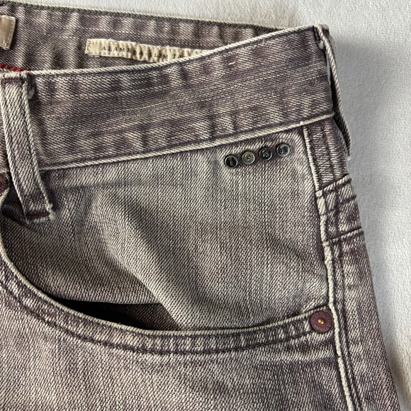 Guess Alameda Slim Tapered Men's Jeans Size 34 Dark Purple Pre -owned - Picture 5 of 13